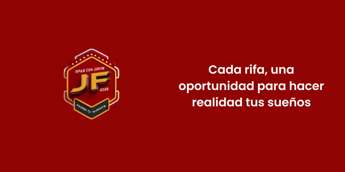 Banner rifa con jirvin